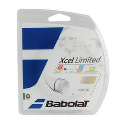 CORDAGE DE TENNIS MULTIFILAMENTS BABOLAT XCEL LIMITED 1.30mm NATUREL