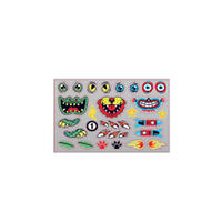 STICKERS ANIMALES Y ROBOT OXELO B1 