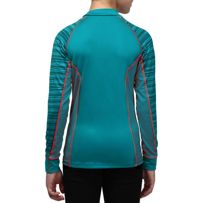 WED'ZE FLOWFIT CHILDREN'S SKI BASE LAYER YETI BLUE WEDZE Decathlon