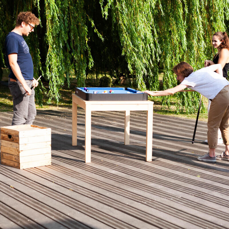 ou joueur au billard ?