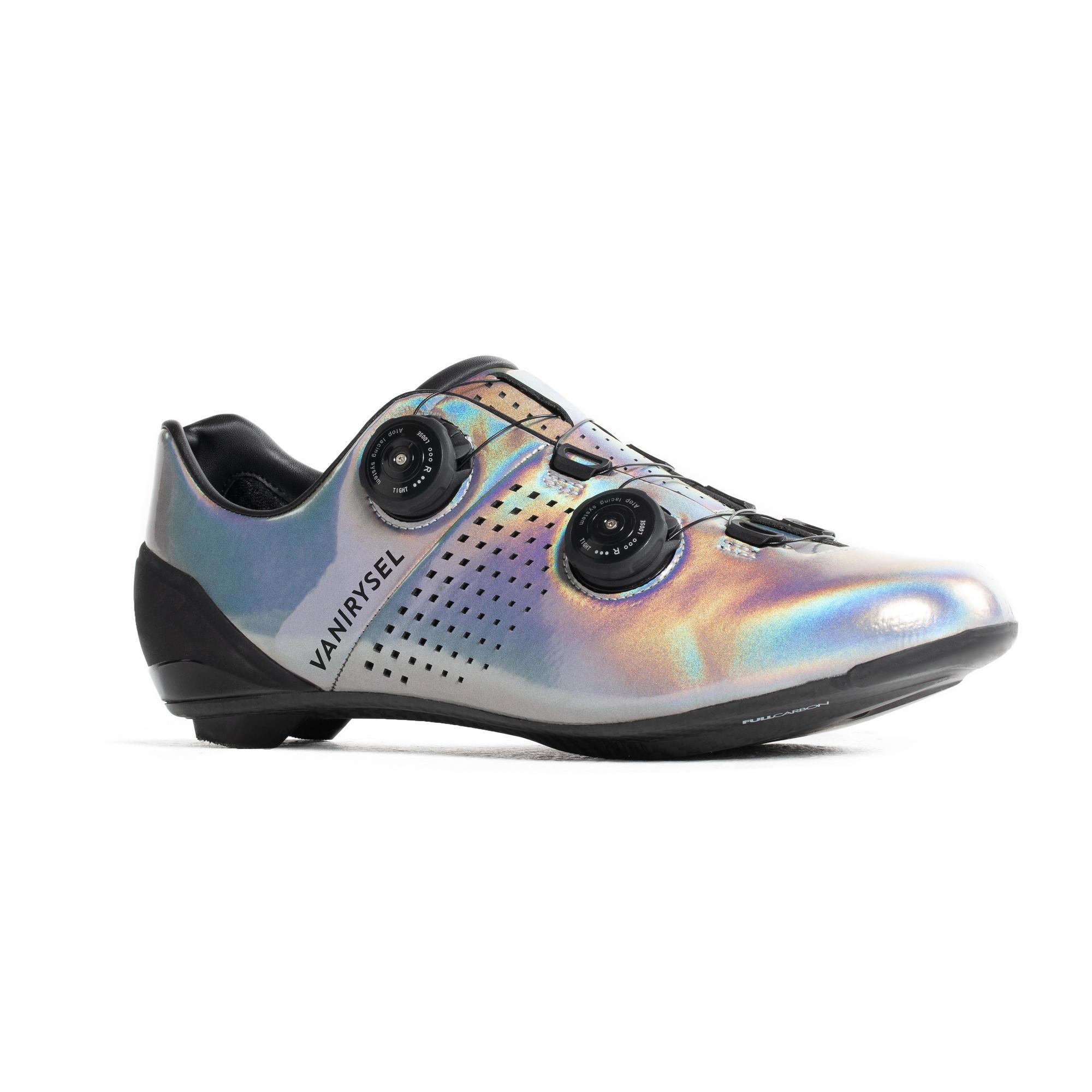 Chaussures de v lo cyclo sport VAN RYSEL gris iridescent VAN RYSEL