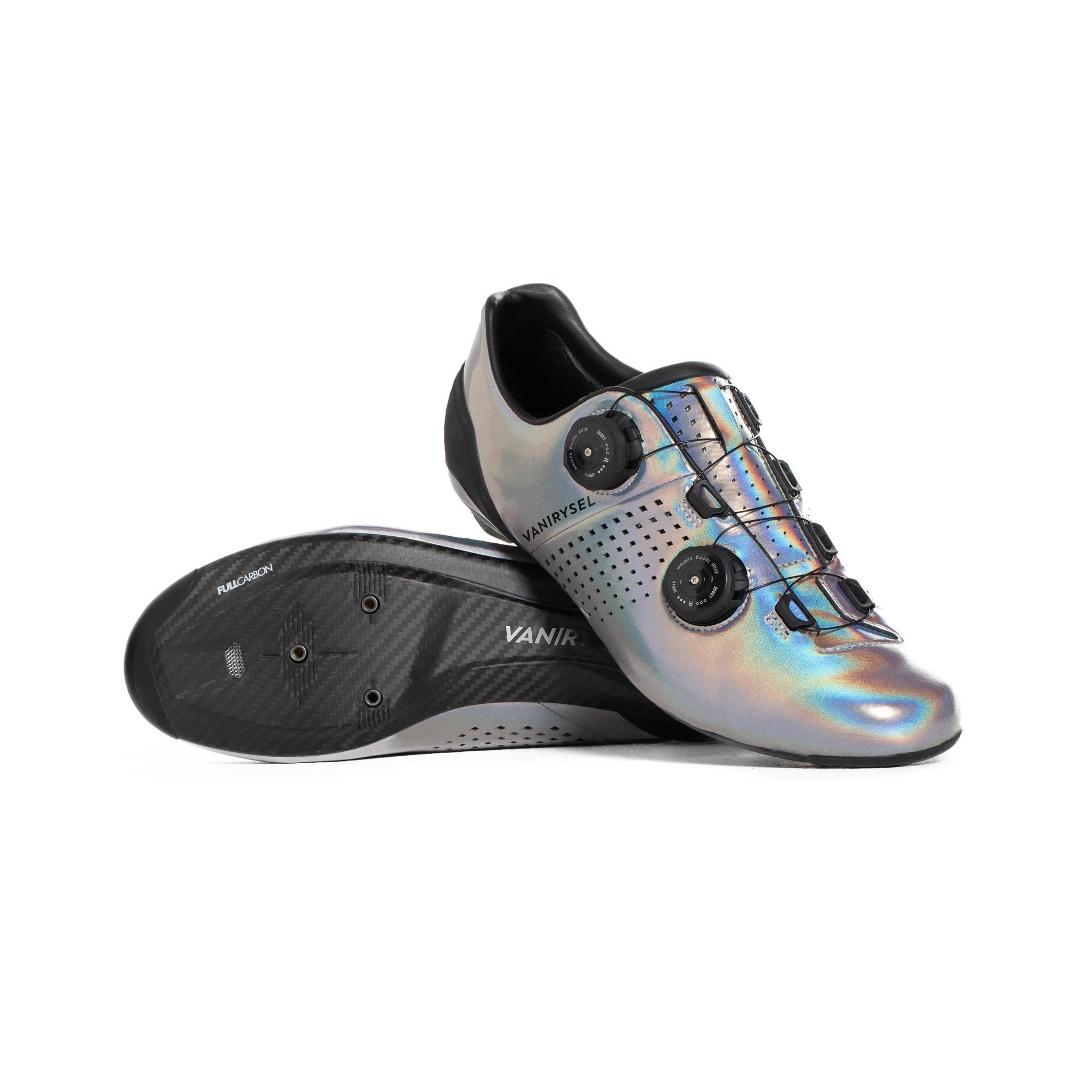 Chaussures de v lo cyclo sport VAN RYSEL gris iridescent VAN RYSEL