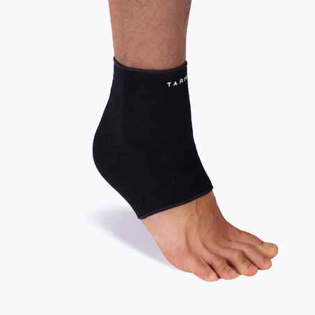 Men's/Women's Left/Right Compression Ankle Support Soft 100 - Black