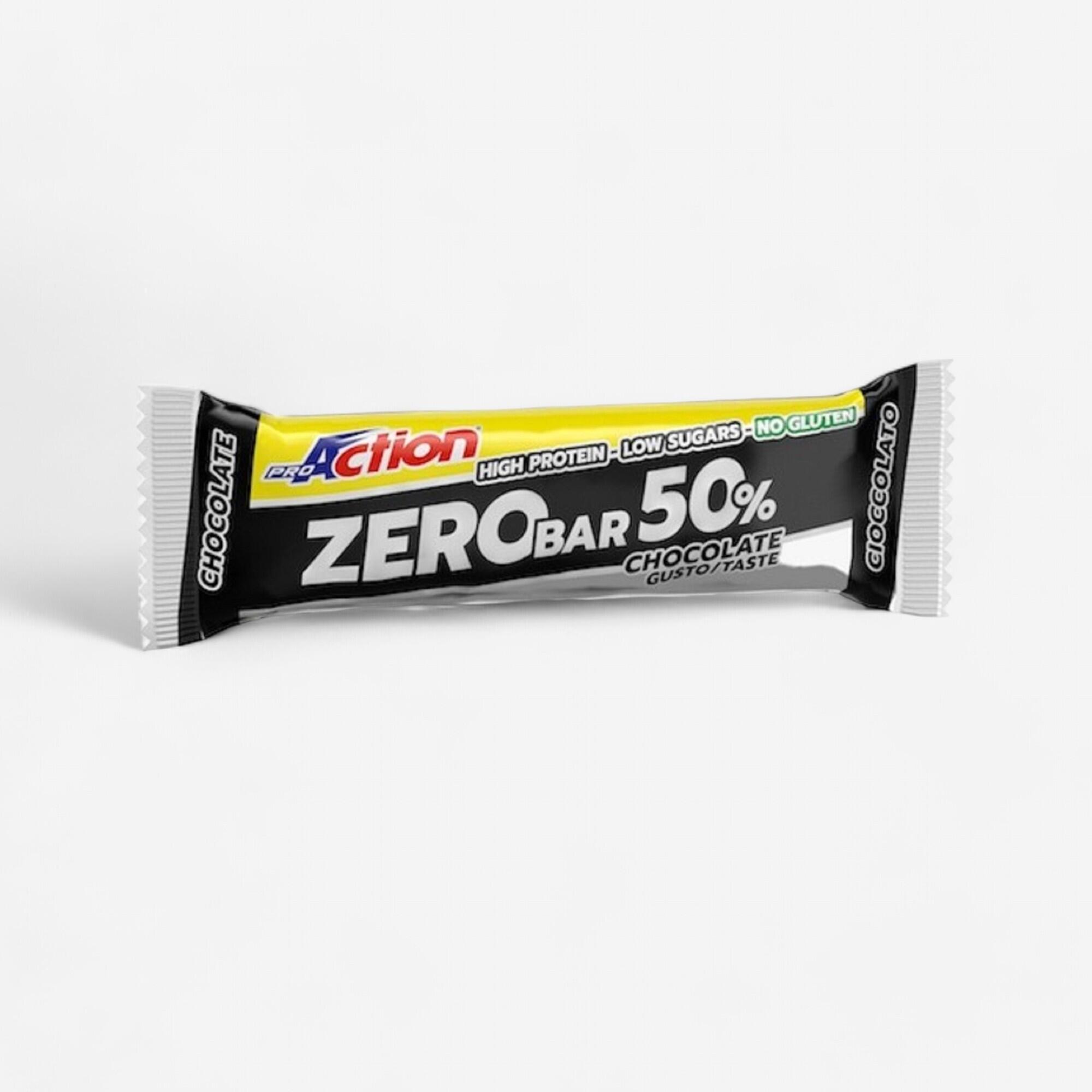 PROACTION Barretta Proteica Zero Bar 50% Cacao GLUTEN FREE Proaction