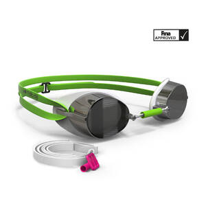 Swimming Goggles Swedish Mirror Lens - Green