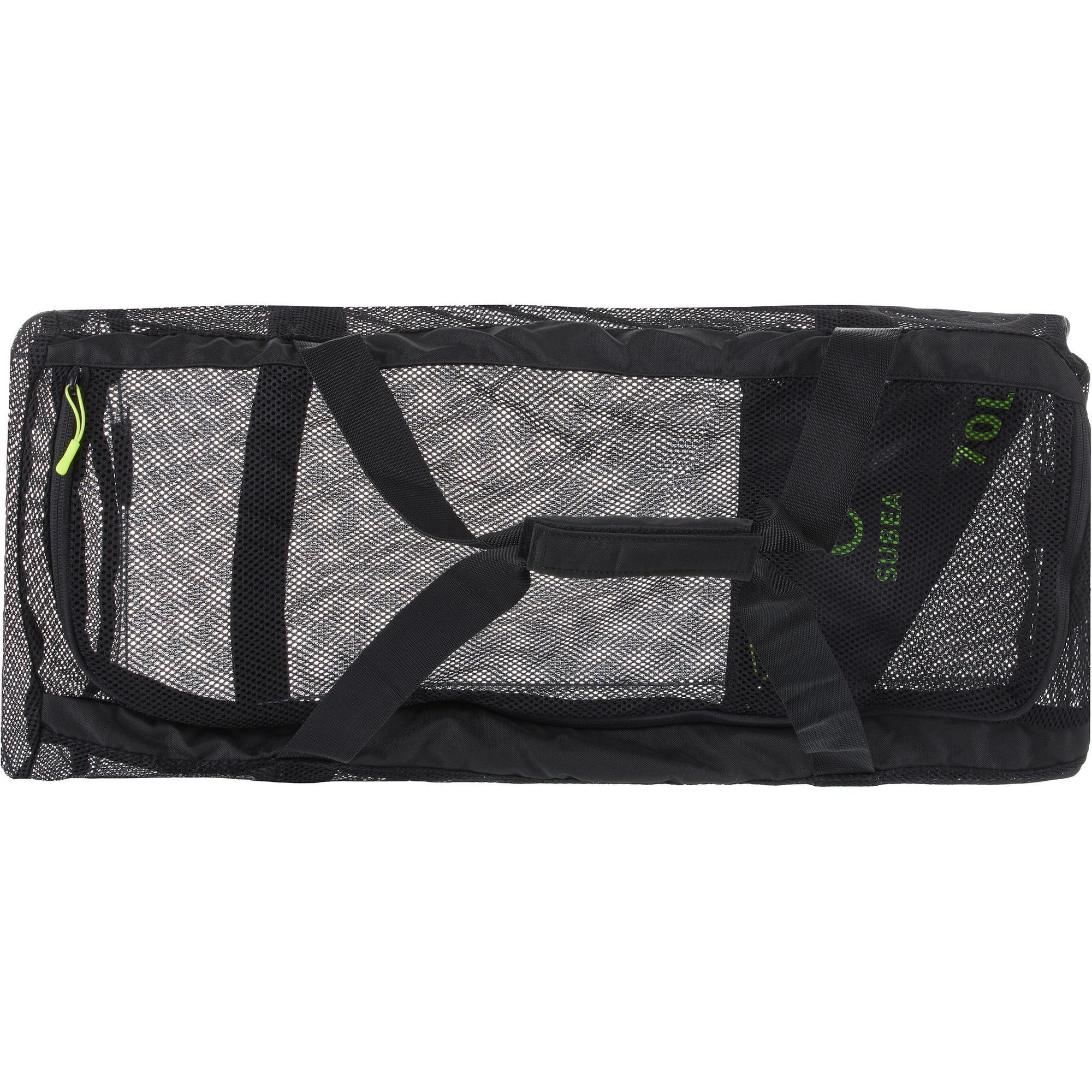 SCD 70L scuba diving mesh bag, black