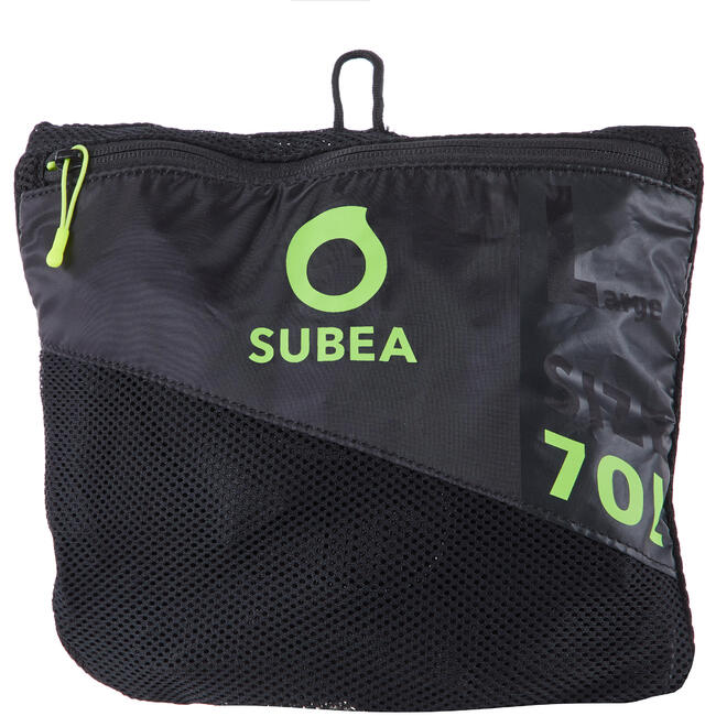 Scuba Diving Mesh Bag 70L Black