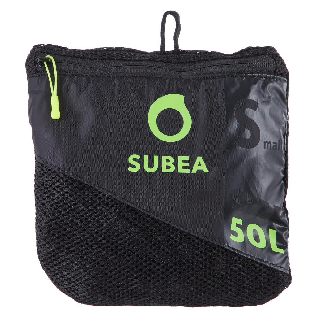 Tauchtasche Netz/Mesh SCD 50 L schwarz