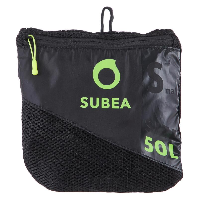 Bolsa Red Mesh de Buceo Subea 50 L Negra