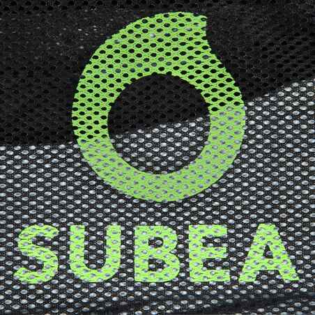 Mesh 50L scuba diving bag - black