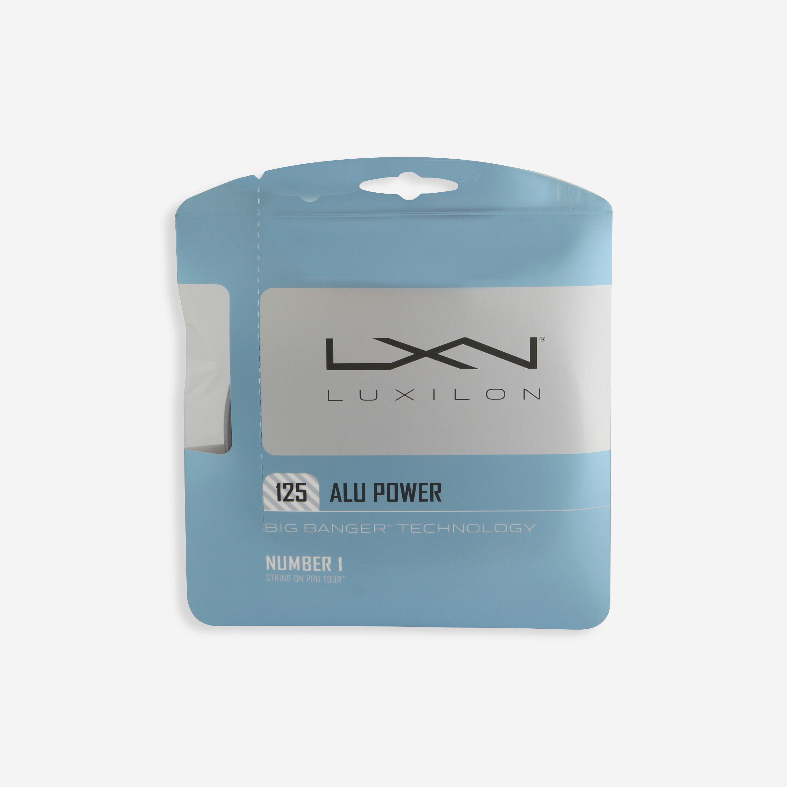 LUXILON 1.25 mm Monofilament Tennis String Big Banger Alu Power - Grey
