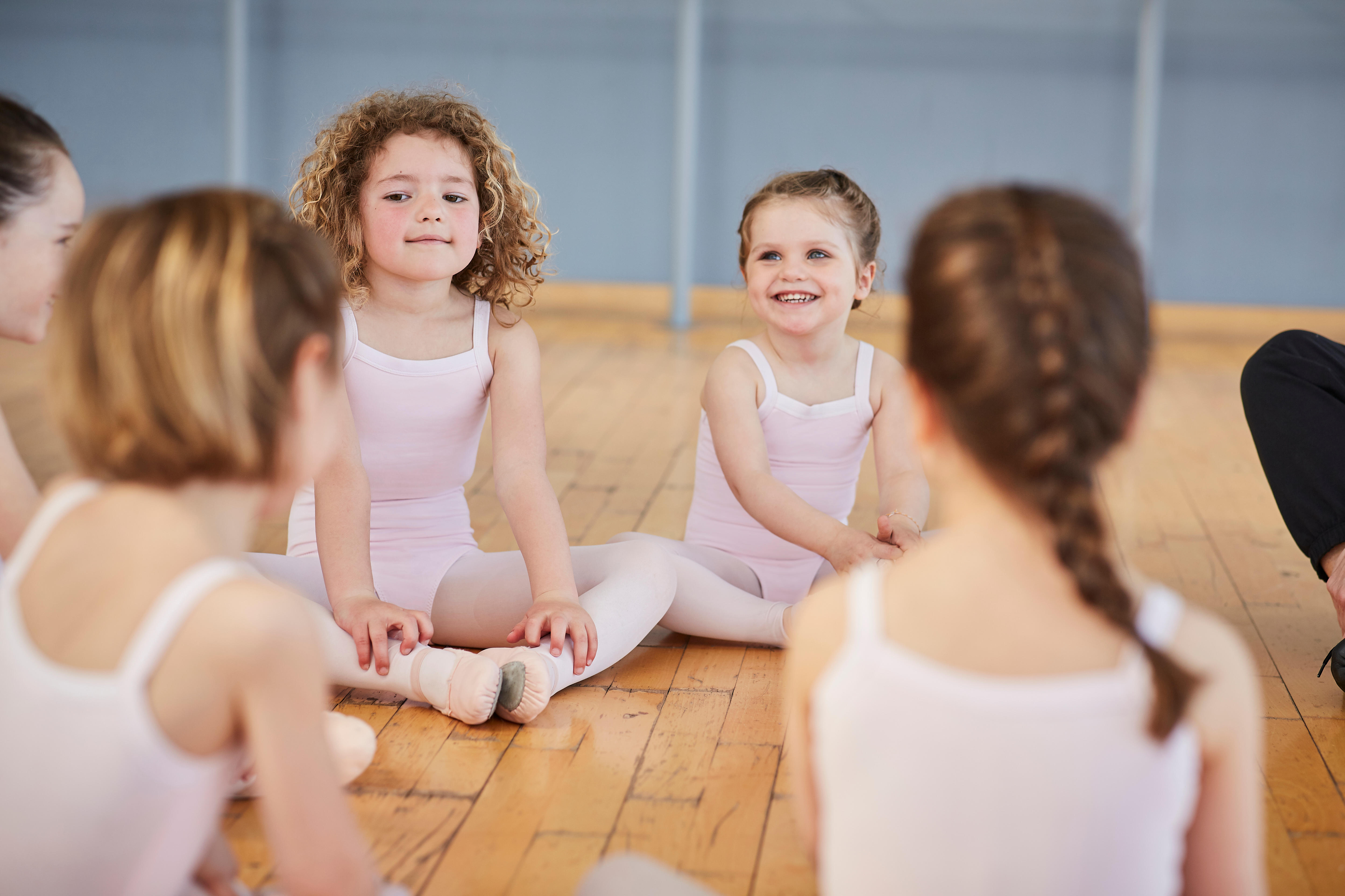 Léotard de danse classique à bretelles fines rose – Filles - STAREVER