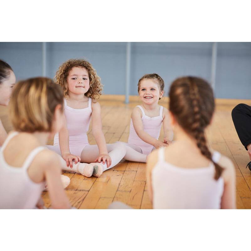 Maillot Ballet Tirantes  Domyos Niña Rosa