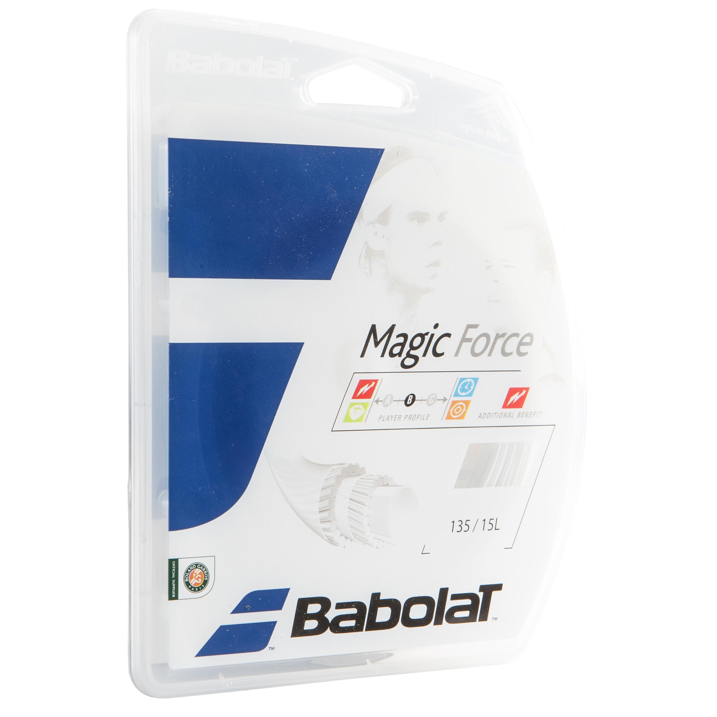 Magic Force Tennis Strings White BABOLAT Decathlon