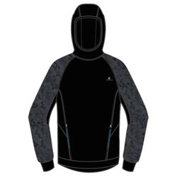 Sweat chaud synthétique respirant - S500 noir et imprimé gris