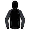 Warm Breathable Synthetic Sweatshirt S500 - Black and Grey Print