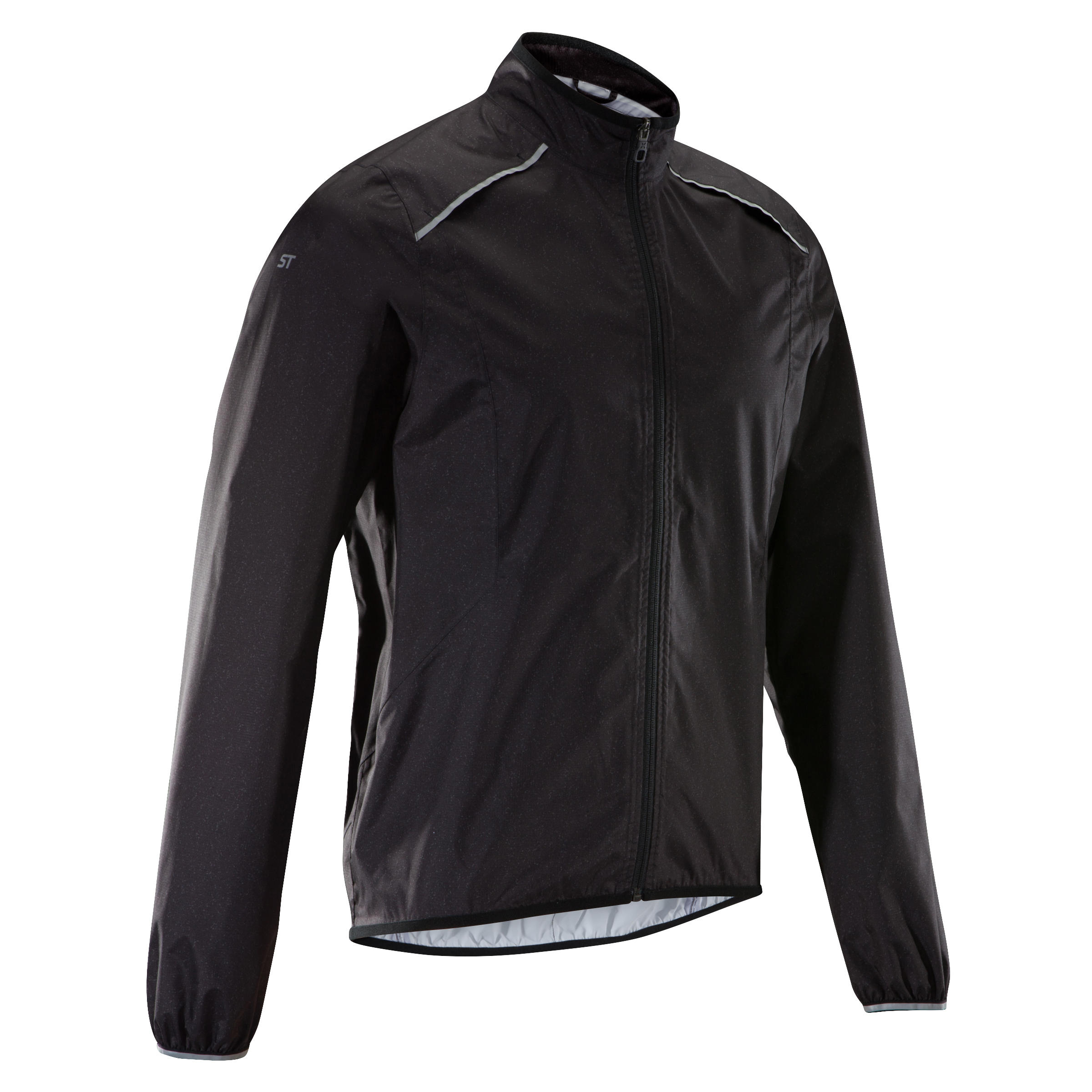 Rainproof Mountain Biking Jacket - Black 1/5