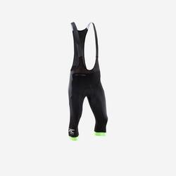Salopette mtb xc uomo nero-fluo mezza stagione