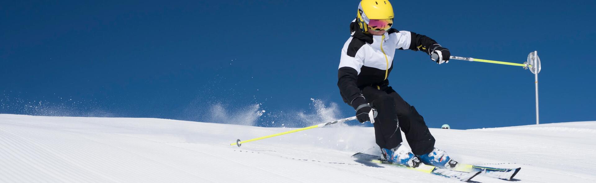 Como escolher skis de criança