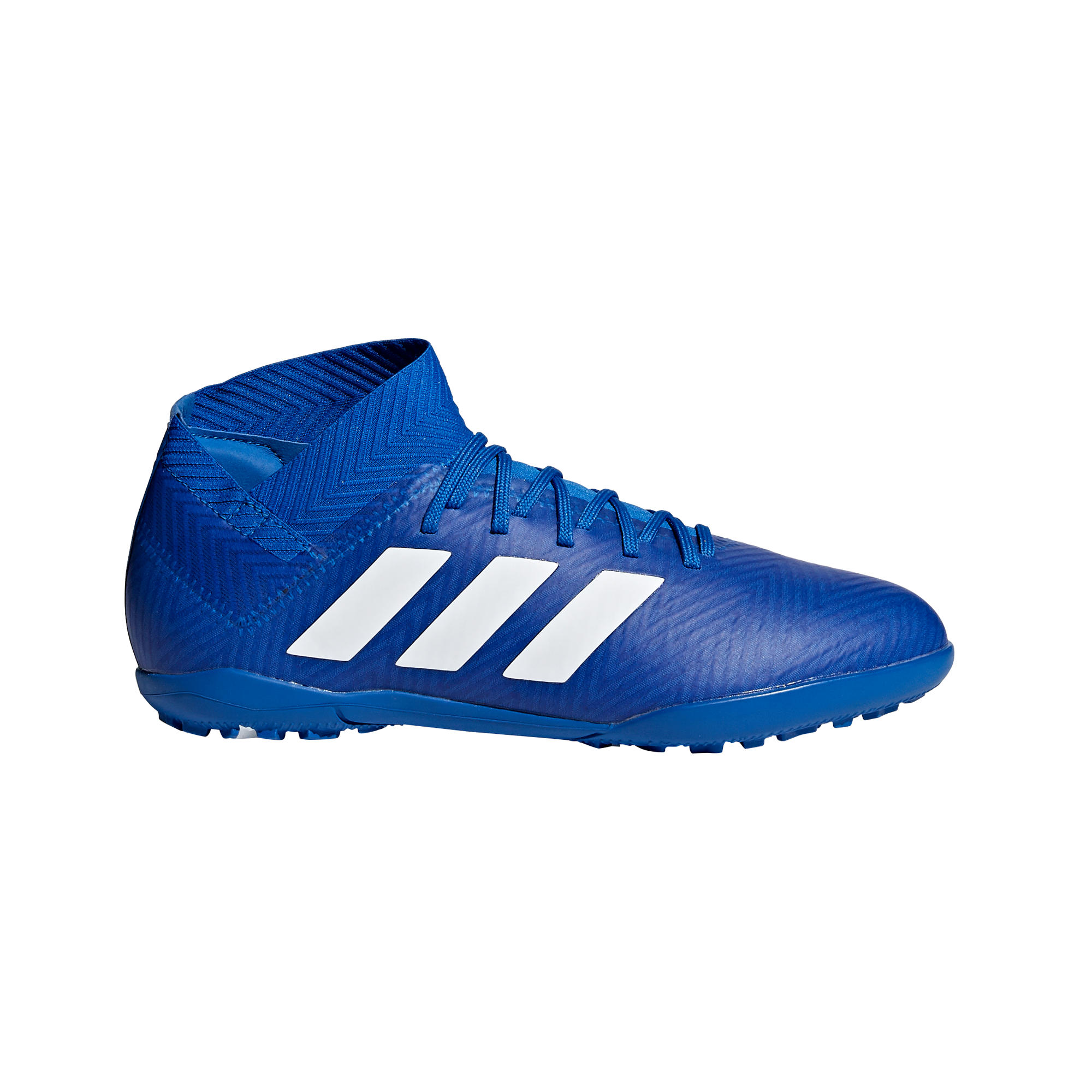 Scarpe calcio calcetto junior nemeziz 18.3 TT Blu ADIDAS Decathlon