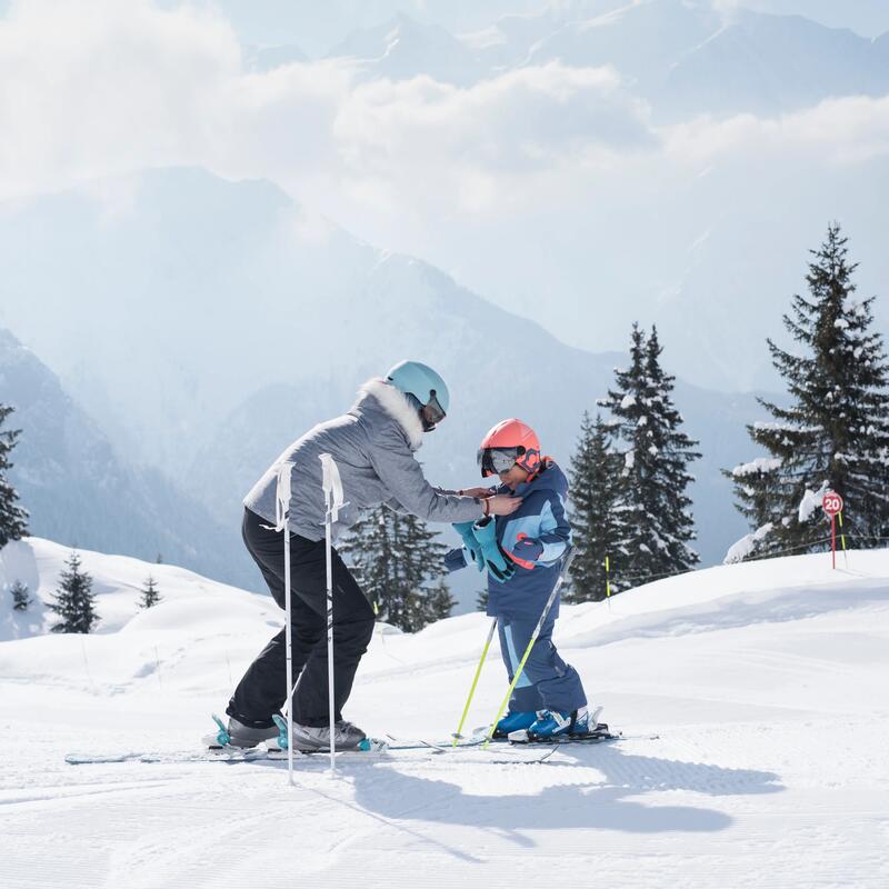 skien met zijn daughter