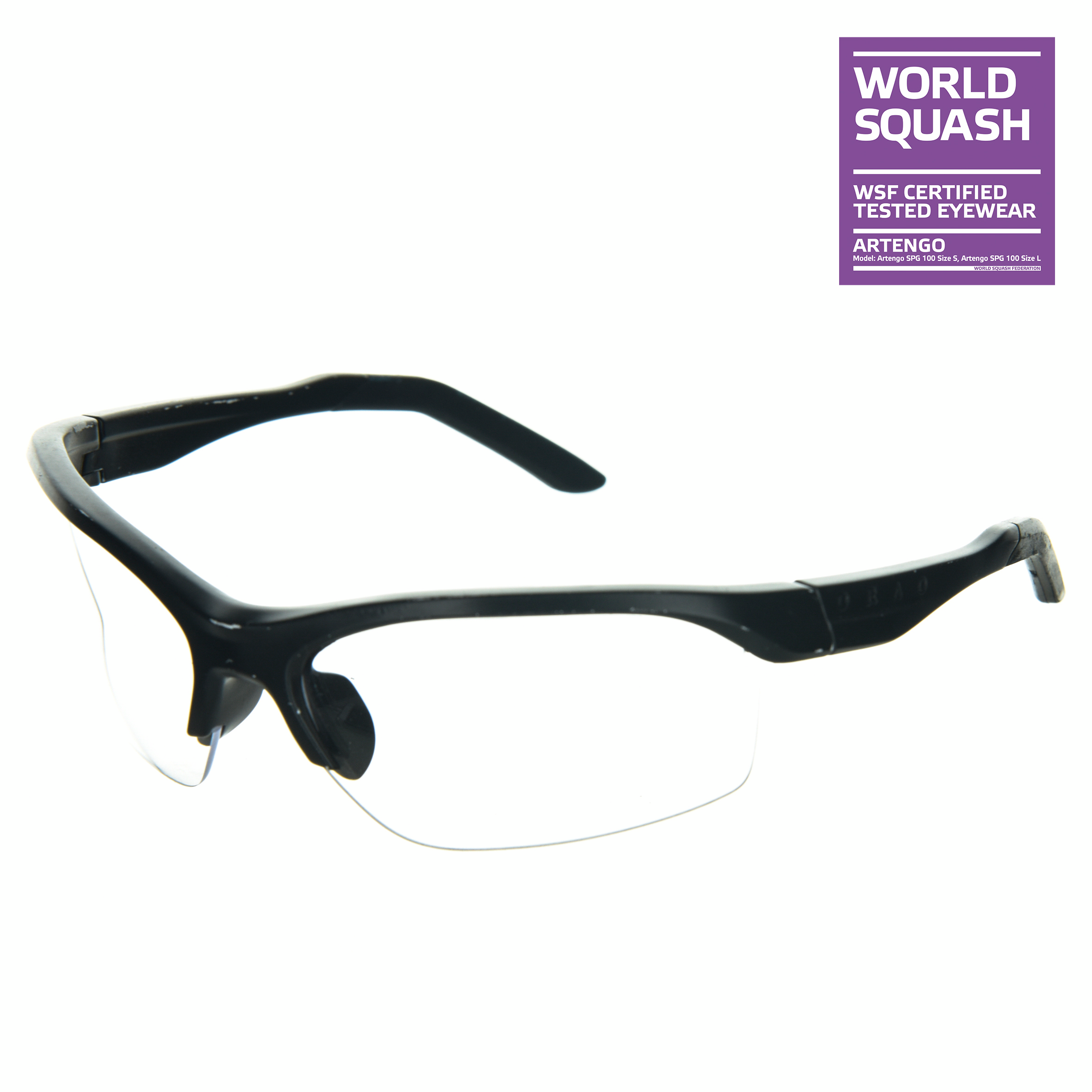 Lunettes de Squash Petit Visage SPG 100 Taille S