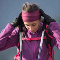 Forclaz 200 Women's Mountain Hiking Fleece Jacket - Bright Purple