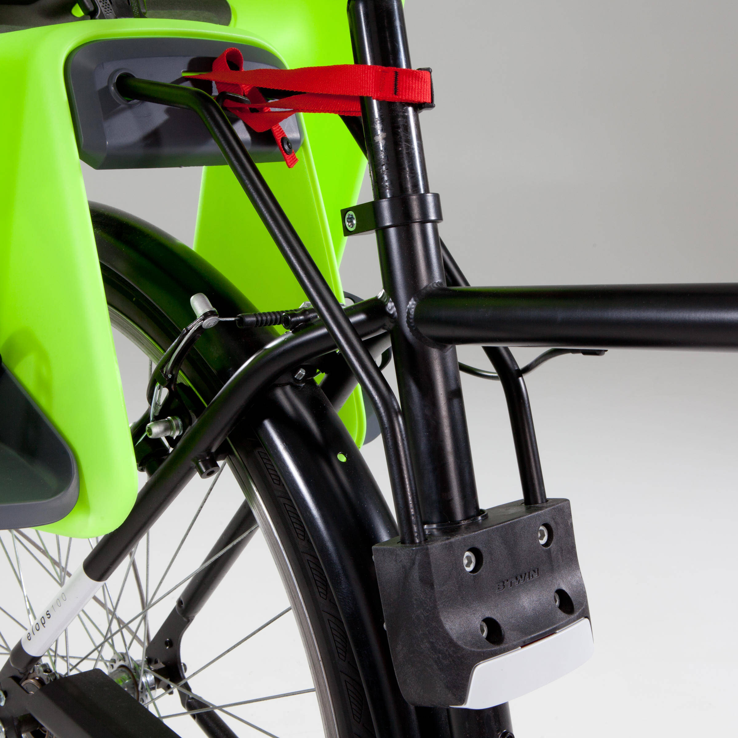 Kids' Frame Bike Seat 100 - Neon -  4