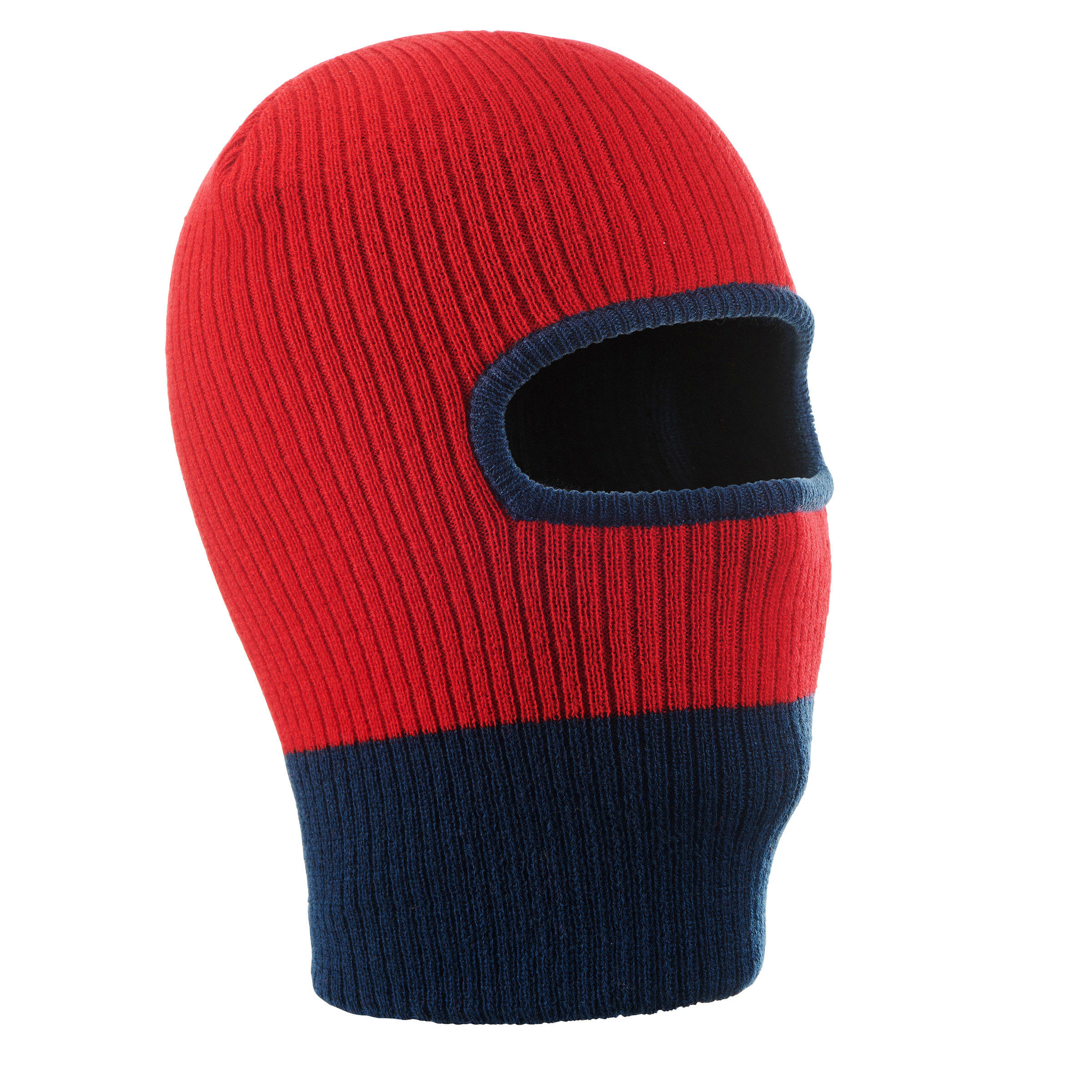 Kids' Ski Knit Balaclava - Red - WEDZE