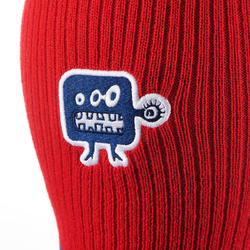 Cagoule De Ski Enfant En Maille Rouge Bleue Wedze Decathlon