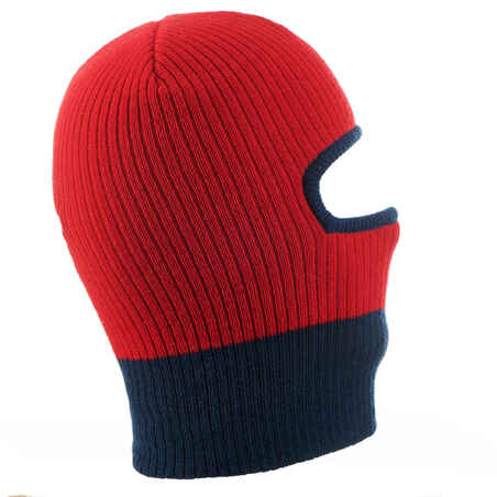כובע גרב סרוג לילדים - אדום כחול