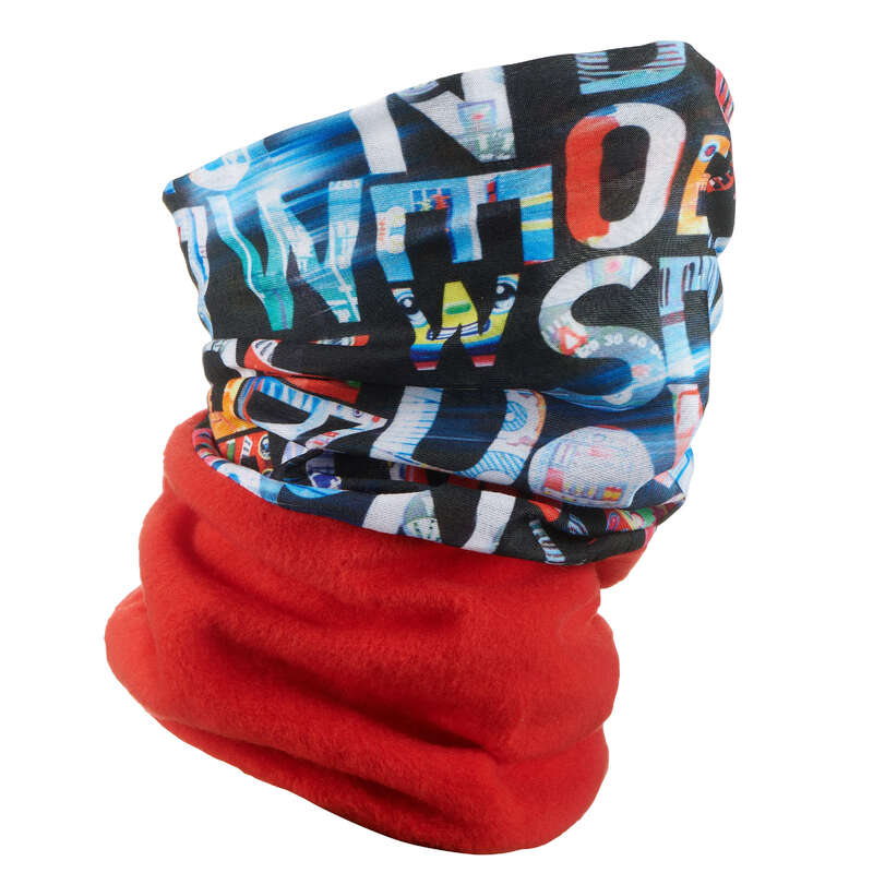 JUNIOR SKI AND SNOWBOARD HEADWEAR Skiing - HUG JR NECK WARMER RED WEDZE - Ski Wear