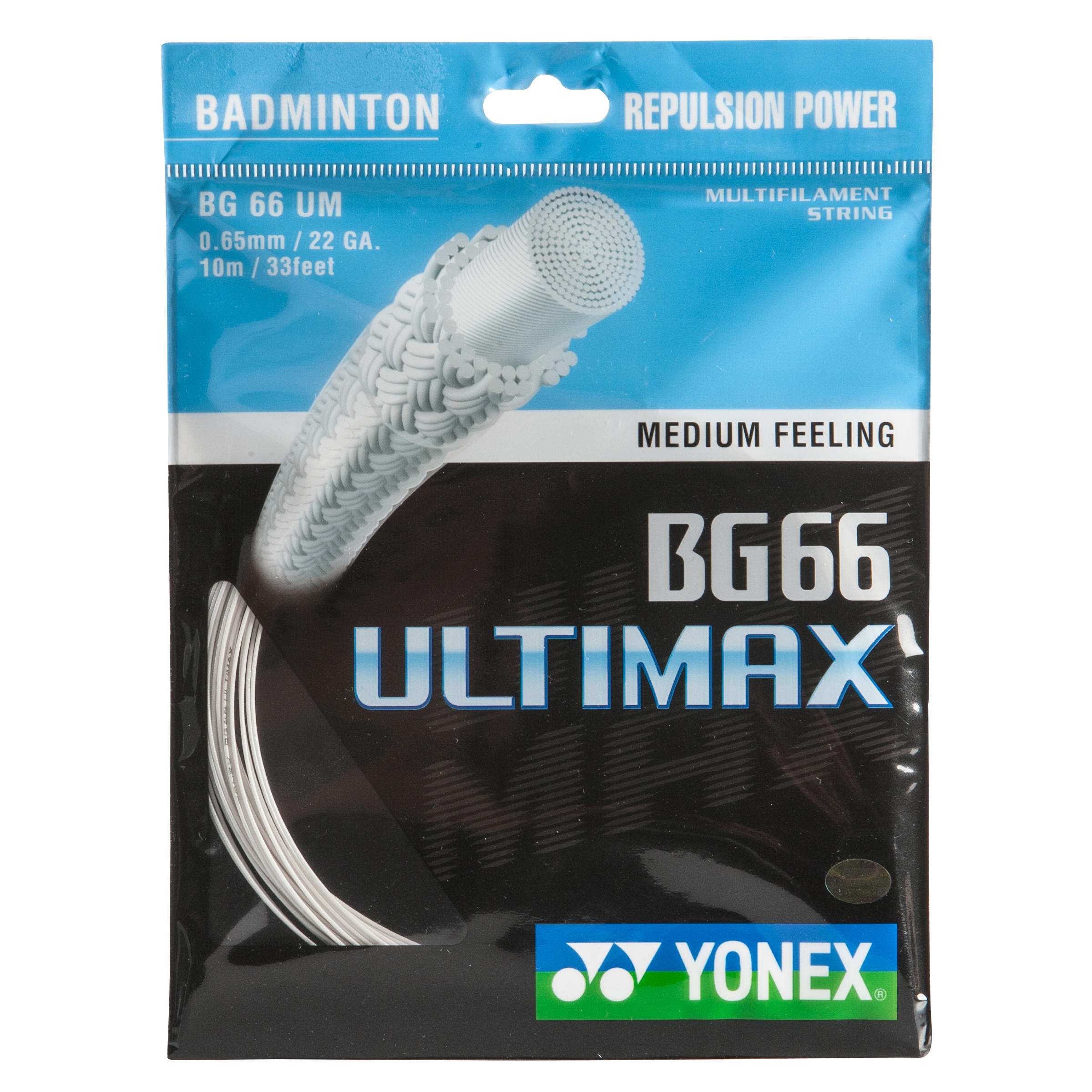 Cordaj Badminton Yonex BG 66 Ultimax Alb decathlon.ro