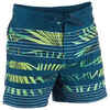 500 Tween Short Surfing Boardshorts - Palm Green