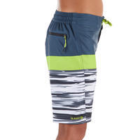 Surf Boardshort long 500 Tween Subsea Green