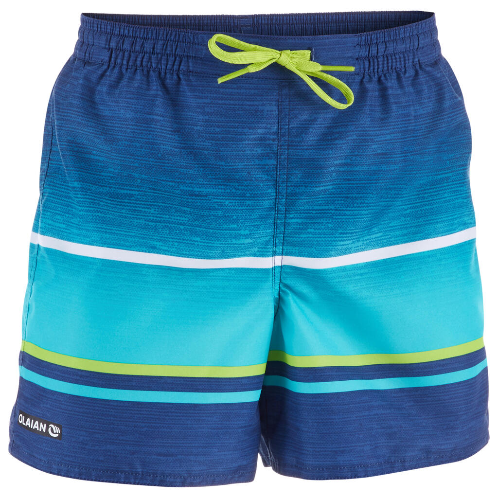 100 Short Surfing Boardshorts - Ethnic Turquoise