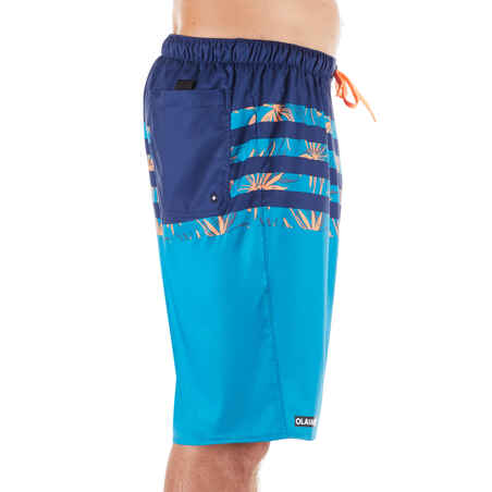 100 Long Surfing Boardshorts - Flostripe Blue