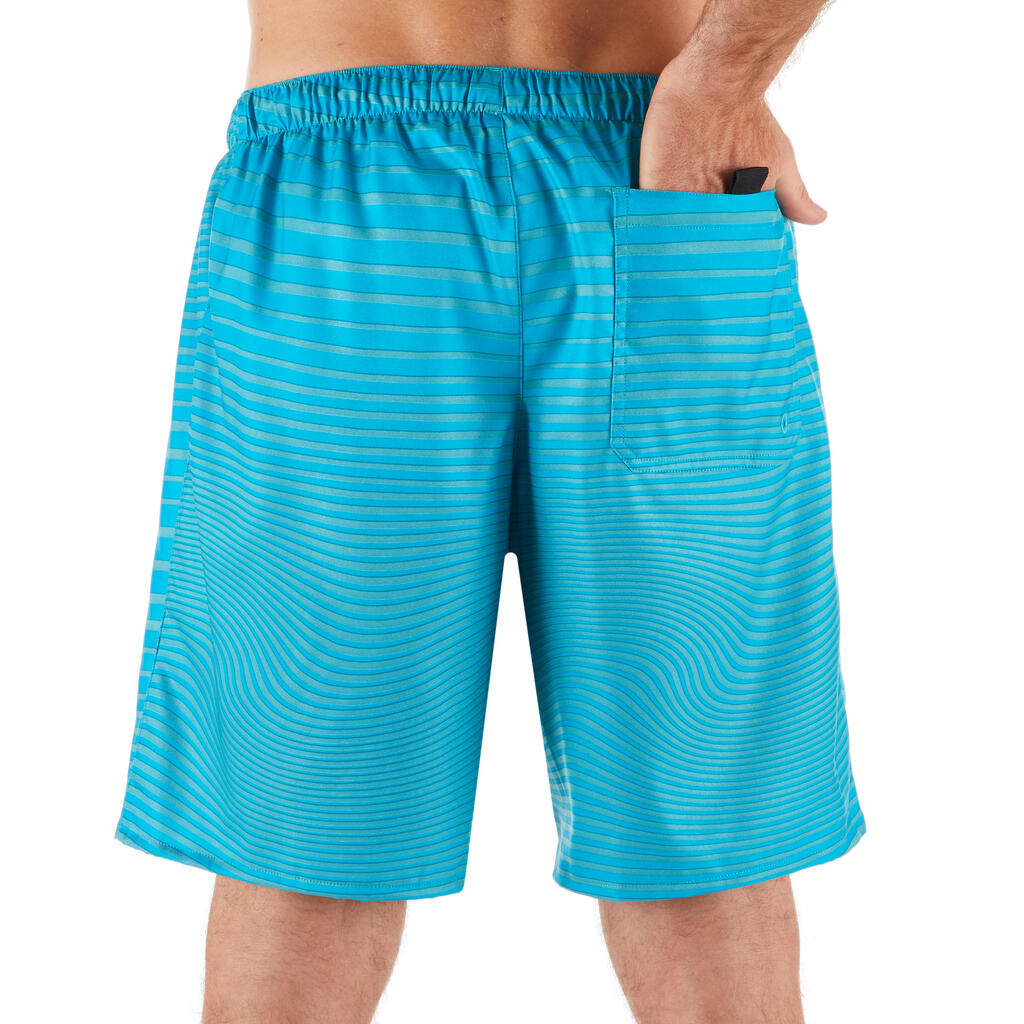 100 Standard Surfing Boardshorts - Papercut Petrol