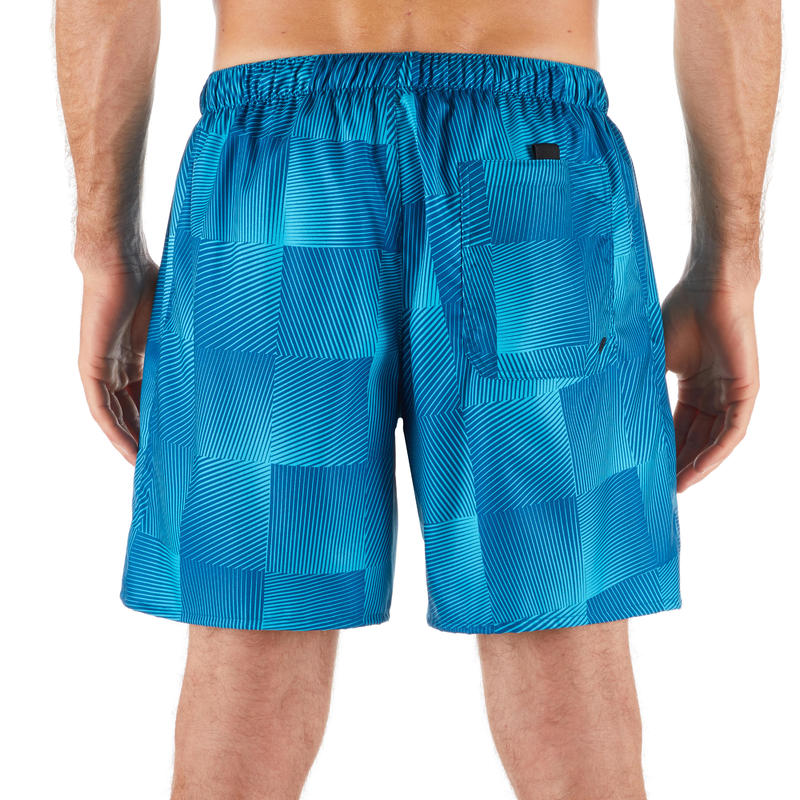100 short surfing boardshorts Square blue Decathlon