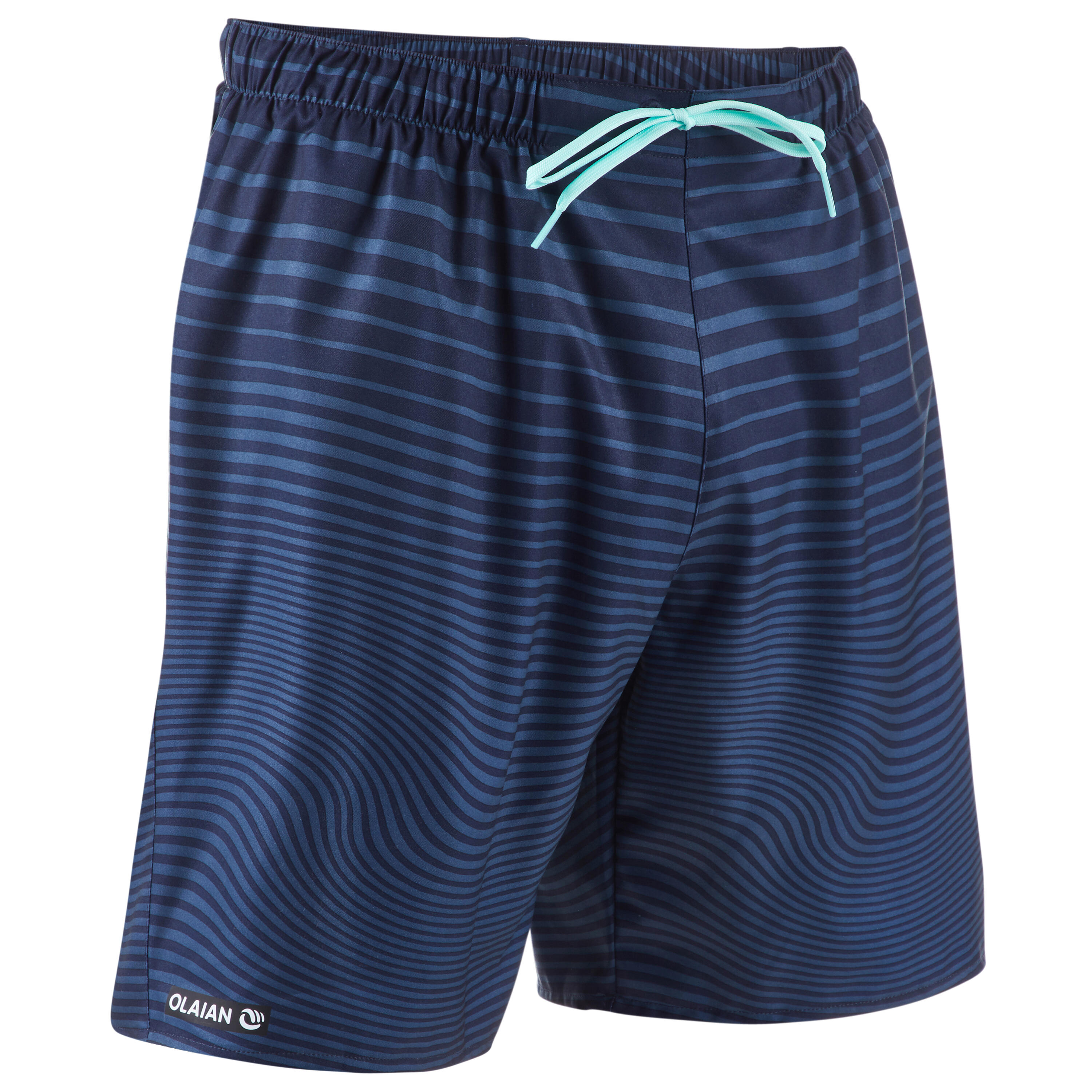 

Mens Surfing Boardshorts Standard 100 - Newwaves Blue -  By OLAIAN | Decathlon