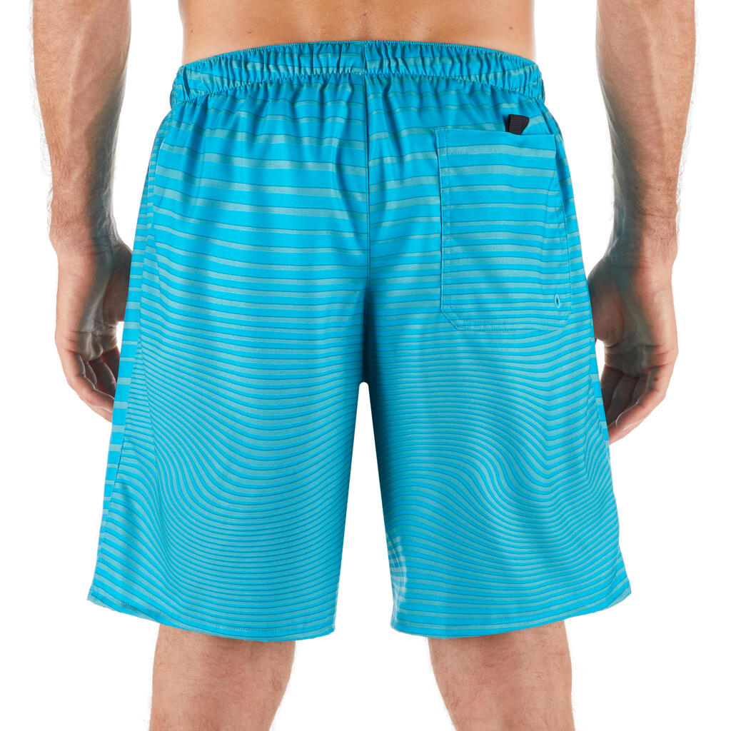 100 Standard Surfing Boardshorts - Papercut Petrol