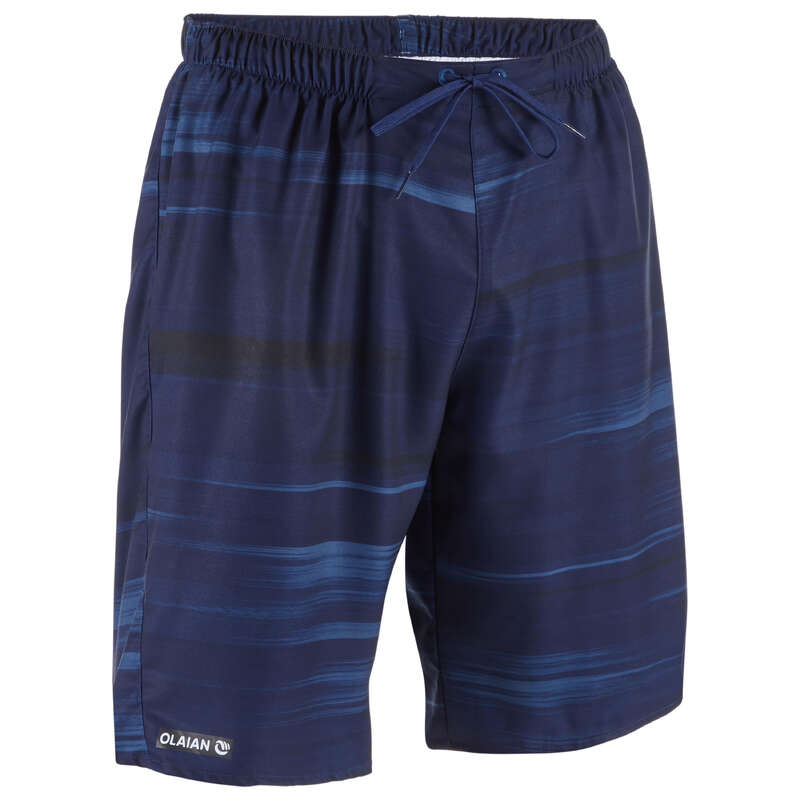 MEN'S BEGINNER BOARDSHORTS Swimwear and Beachwear - 100 SBS Cloud blue OLAIAN - Swimwear and Beachwear