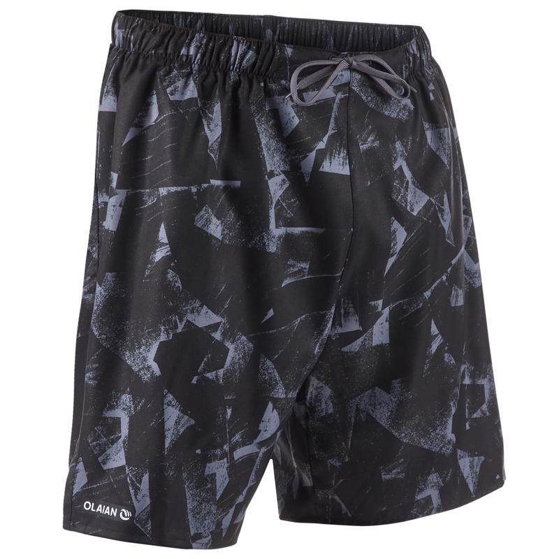 100 Standard Surfing Boardshorts - Funkyleaf Red 100 Standard Surfing Boardshorts - Funkyleaf Red
