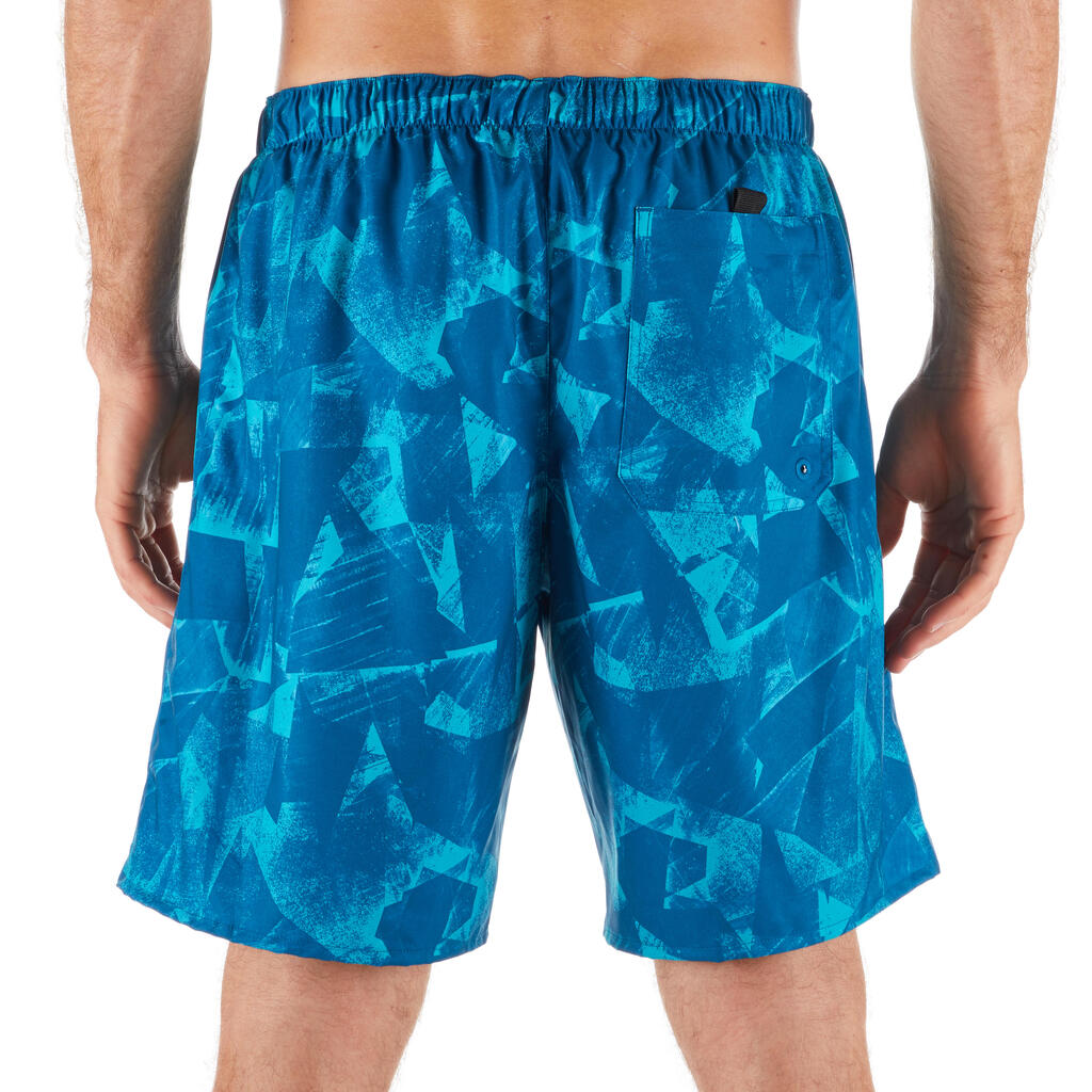 100 Standard Surfing Boardshorts - Papercut Petrol