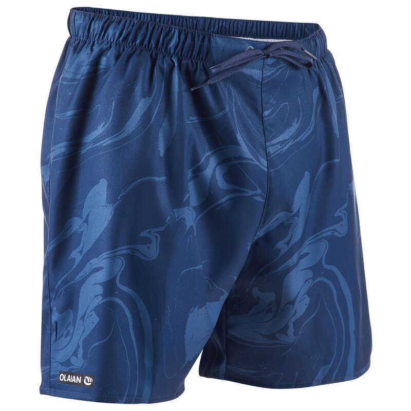 MEN'S BEGINNER BOARDSHORTS Swimwear and Beachwear - BBS 100 - Aqua Grey OLAIAN - Swimwear and Beachwear
