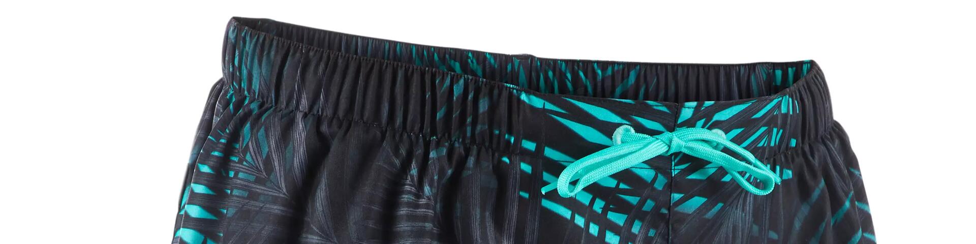 Olaian Boardshort Surf Elastische Tailleband