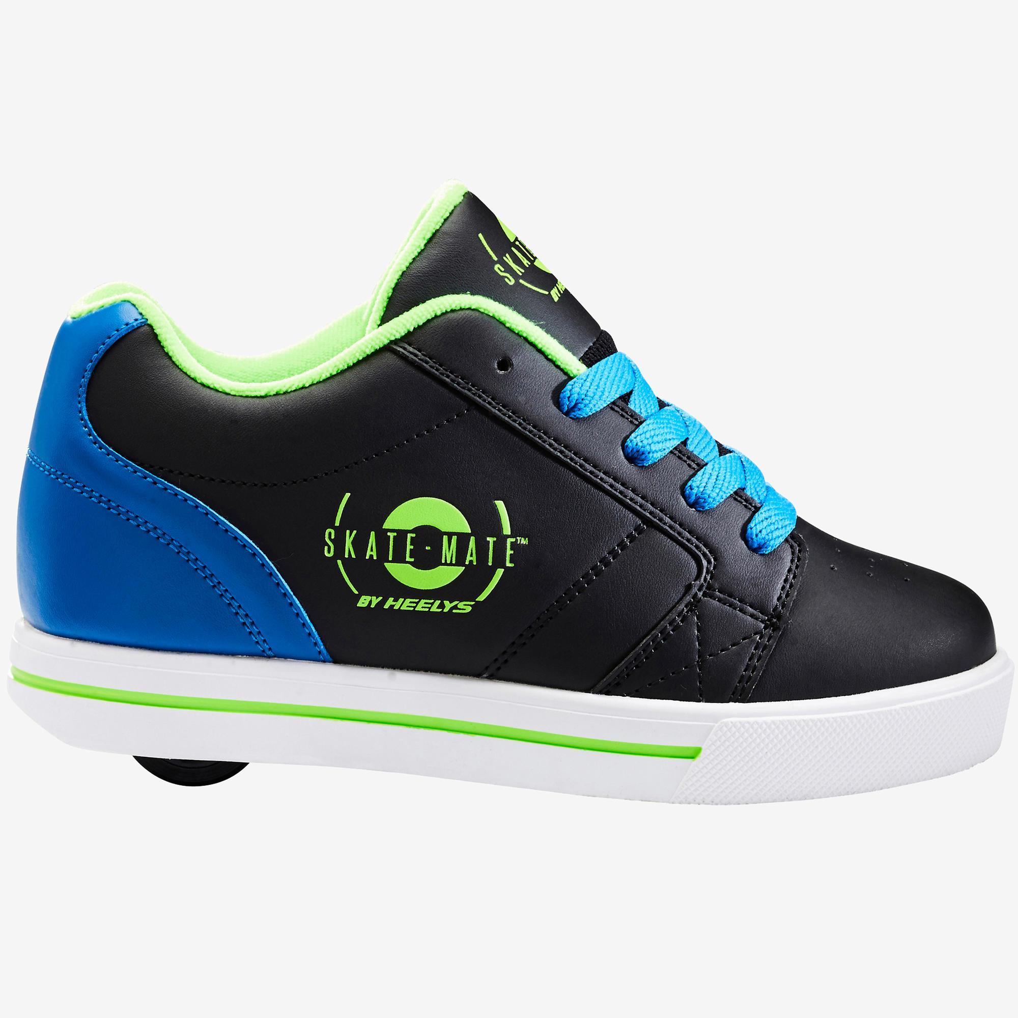 Scarpe SKATE-MATE nero-blu monorotella HEELYS | DECATHLON