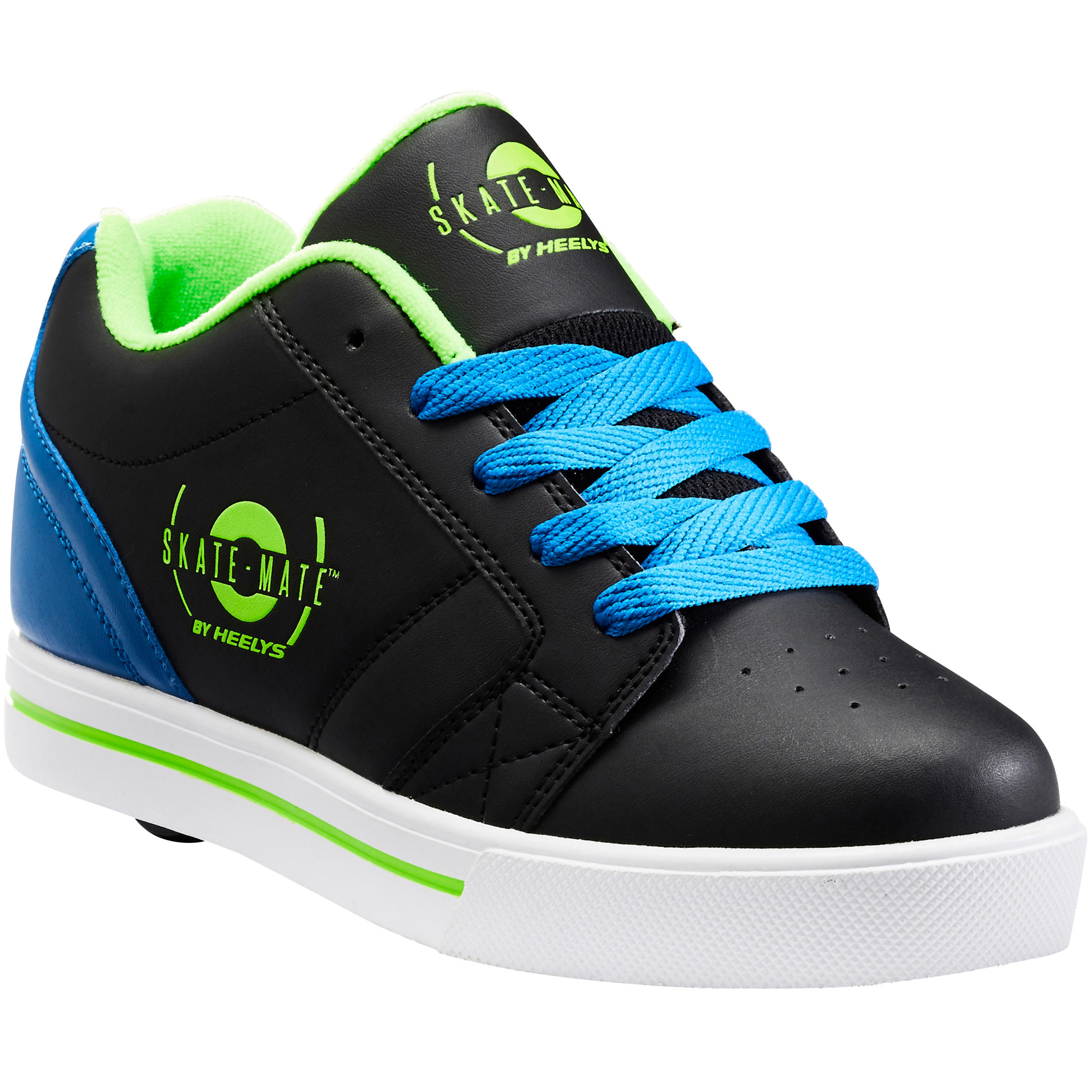 Scarpe SKATE-MATE nero-blu monorotella HEELYS | DECATHLON