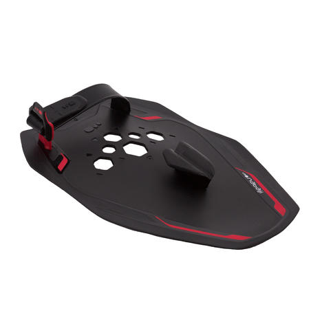 QUICK'IN 900 SWIMMING PADDLES - BLACK RED