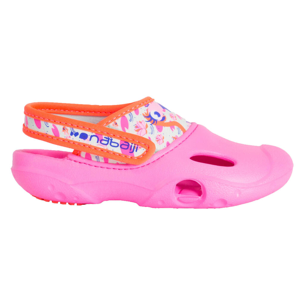 Bade-Clogs Kinder - 500 Tiger blau 